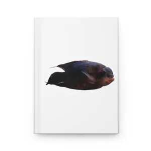 Red Black Fish Hardcover Journal Matte