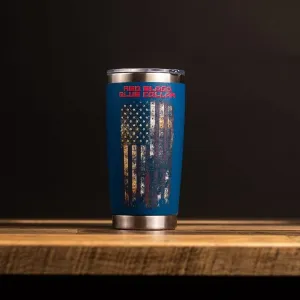 Red Blood Blue Collar™ 20oz Tumbler - Navy