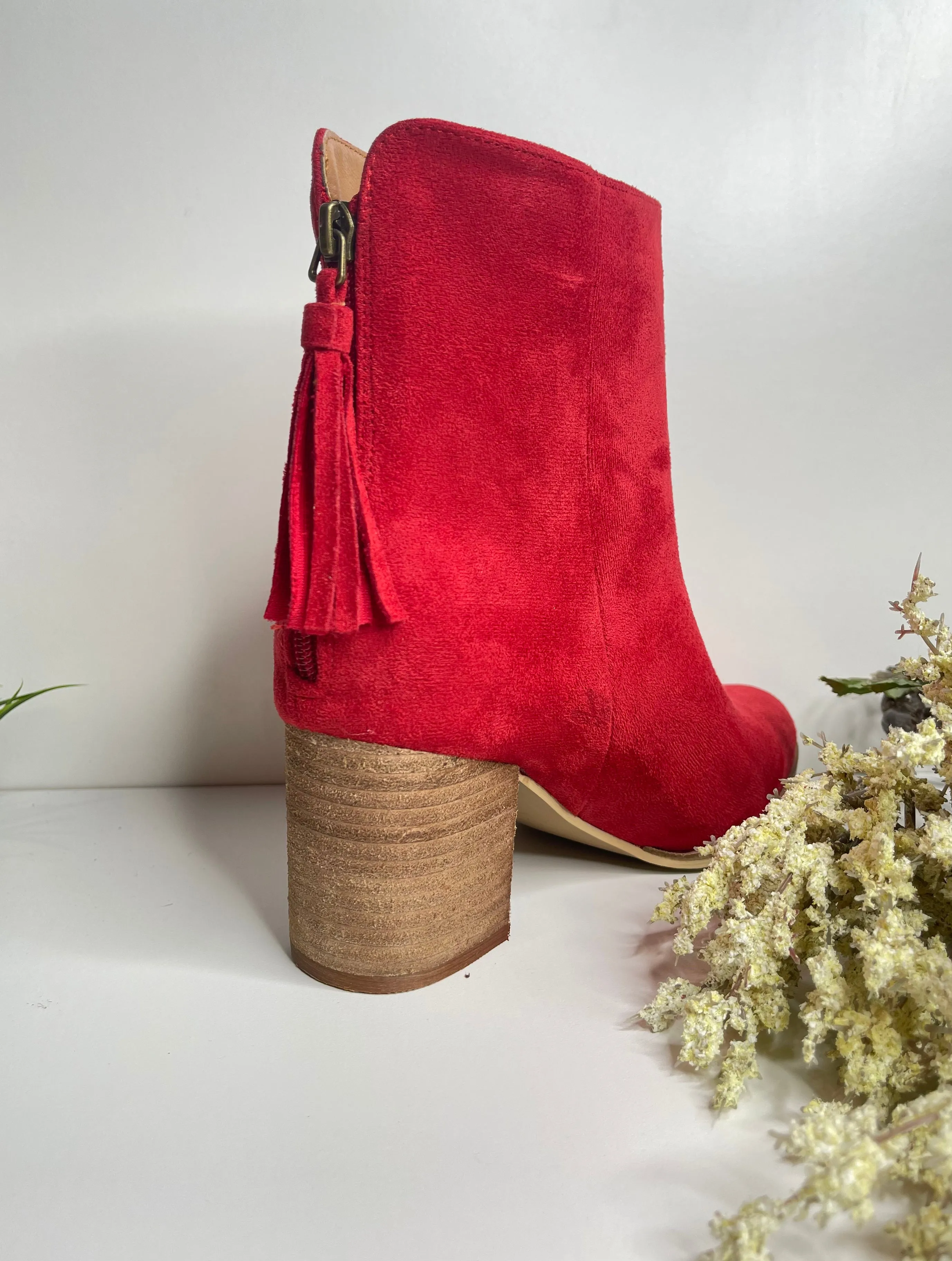 Red Boujee Boots