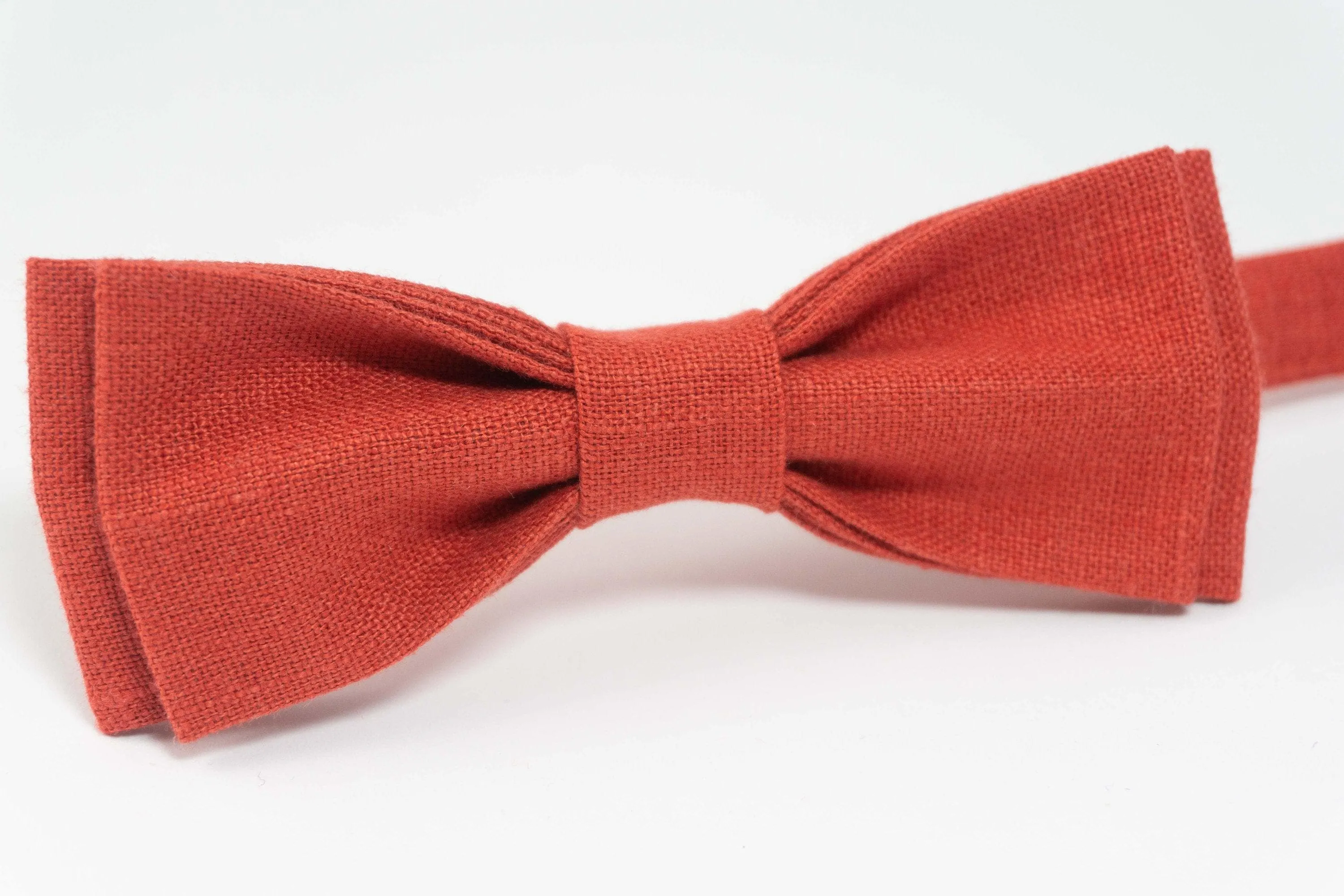 Red brick bow tie wedding | red brick baby bow tie