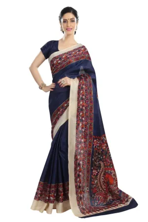 Red Colour Art Silk Printed  Saree