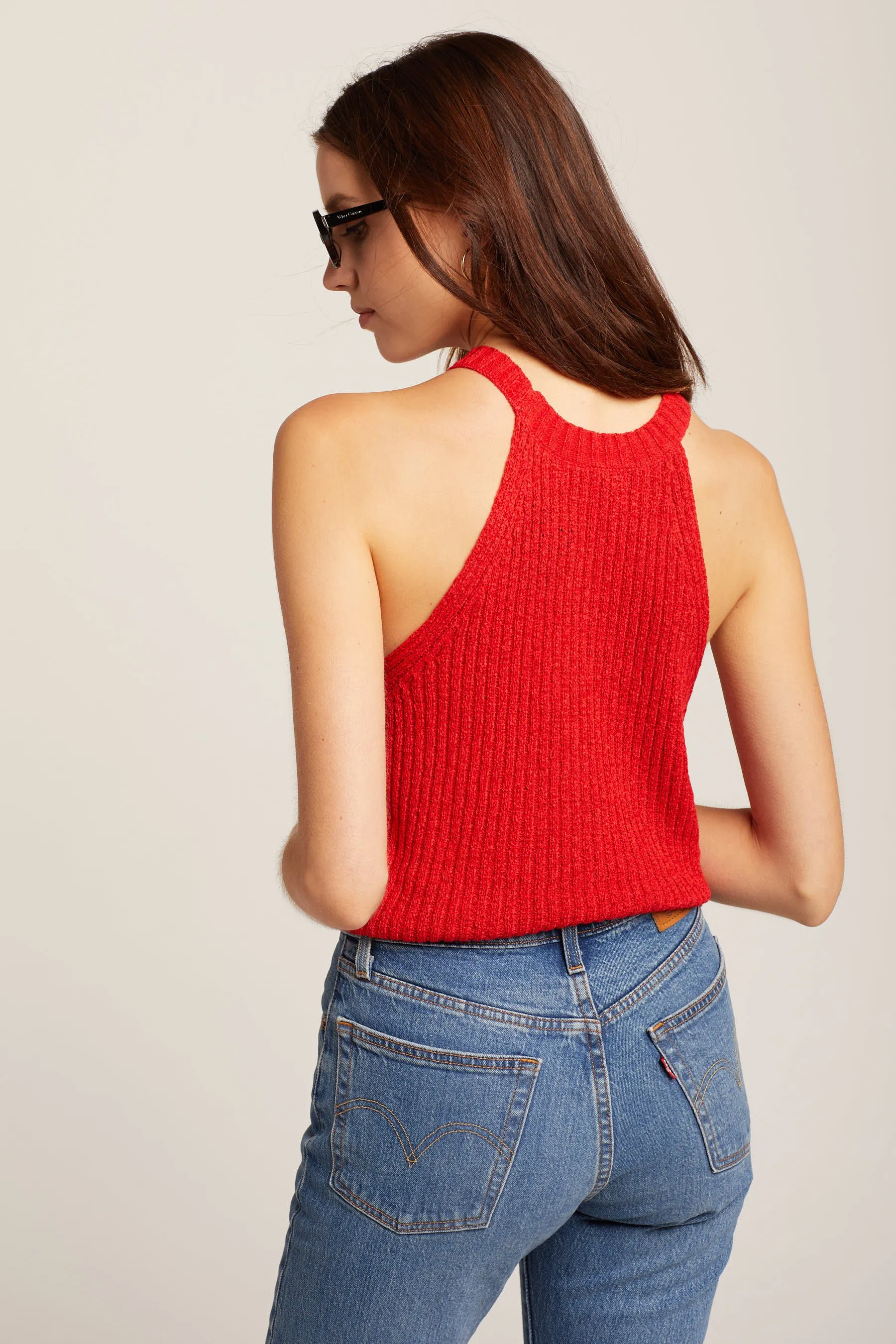 Red Devi Sweater Top