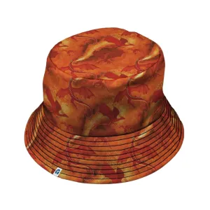 Red Dragon Fire Dnd Bucket Hat