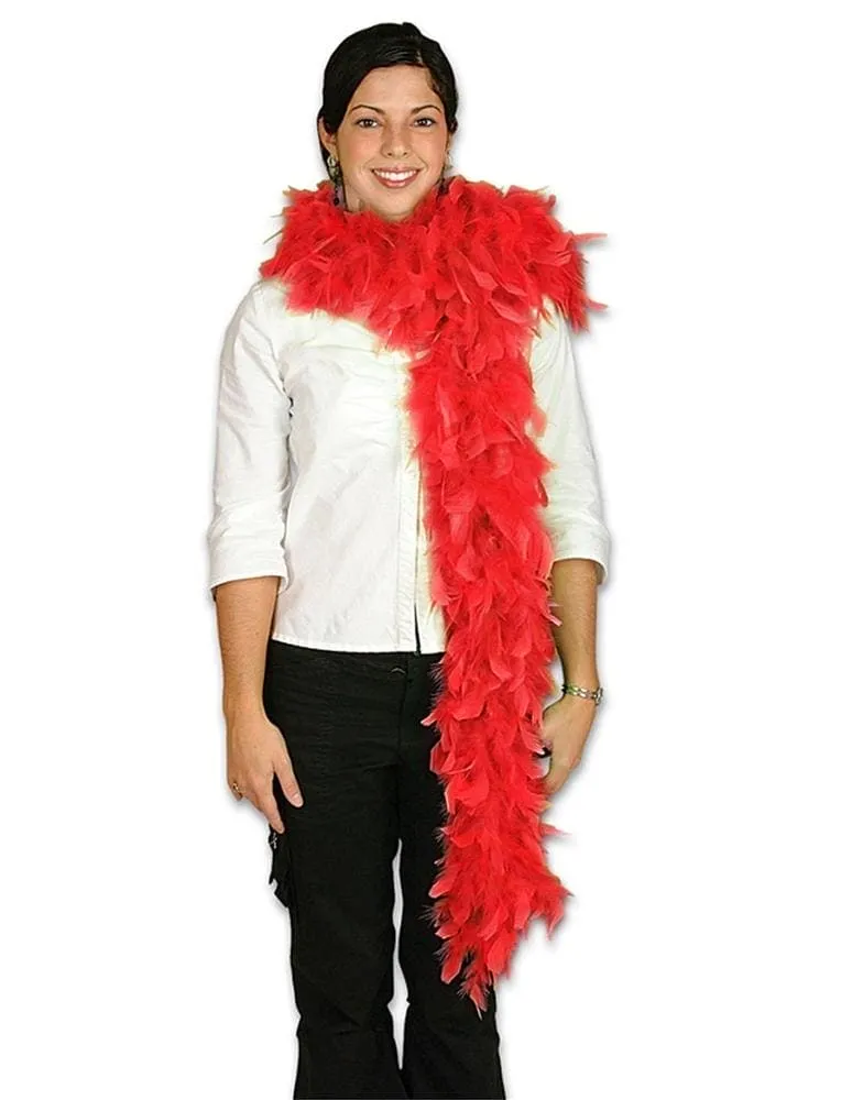 Red Feather Boa