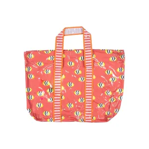 Red Fishes Beach Tote