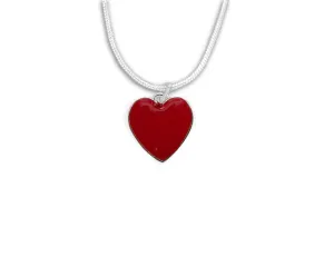 Red Heart Charm Necklaces