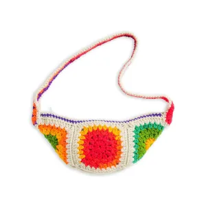 Red Heart Crochet Granny Fanny Bag