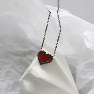 Red Heart Necklace