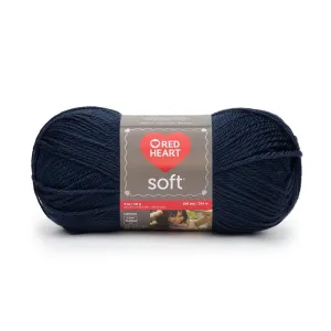 Red Heart Soft Yarn Navy