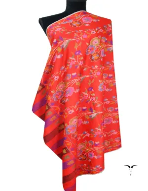 red kani jaama pashmina shawl 8143