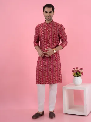 Red Kurta Pajama | JadeBlue