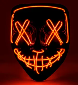 Red LED Scary Purge Mask