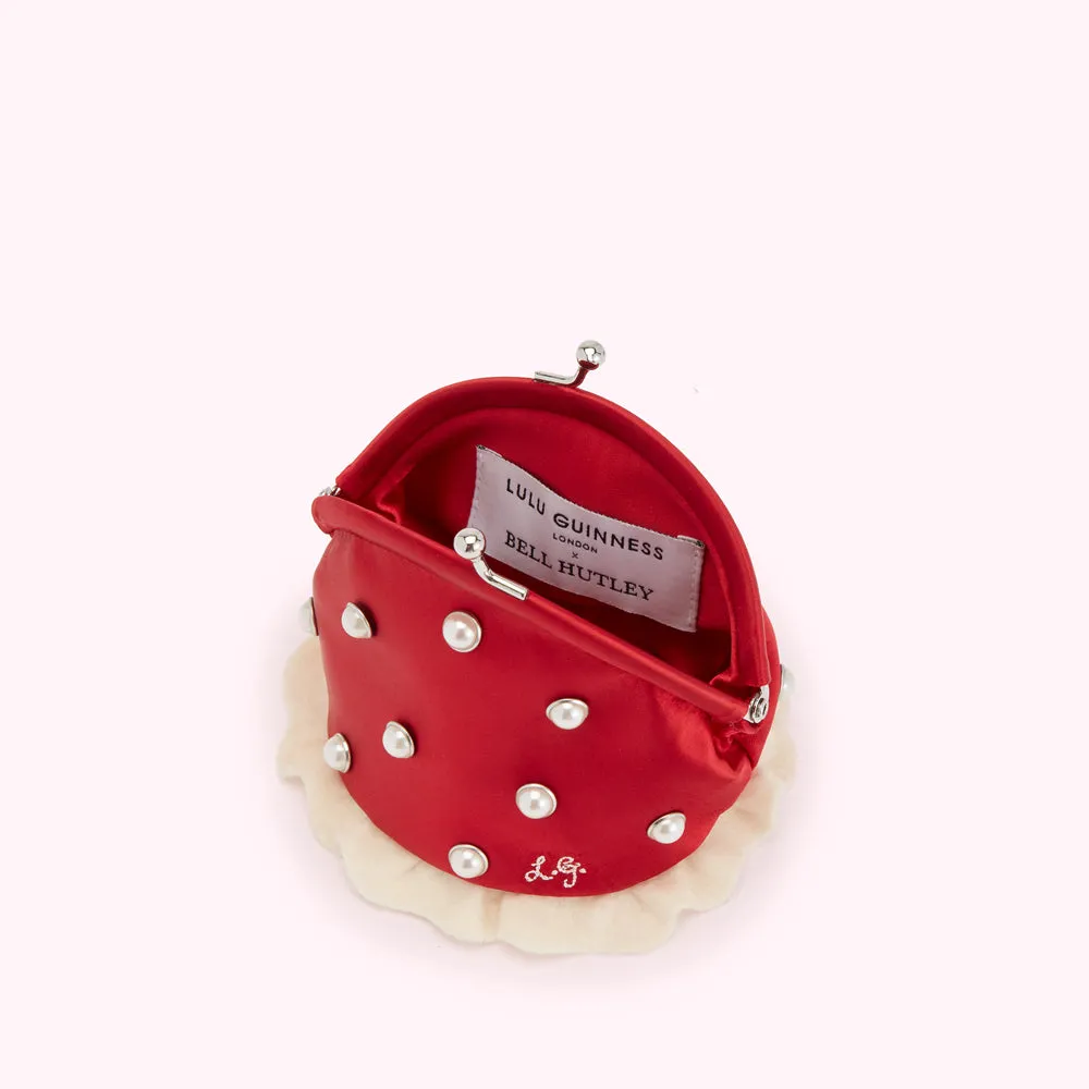 RED MAGICAL MUSHROOM FRAME COIN PURSE