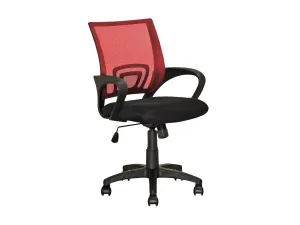 Red Mesh Back Office Chair