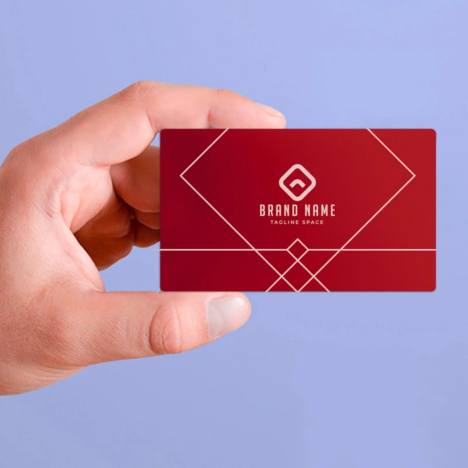 Red Metal Business Cards (60pcs)