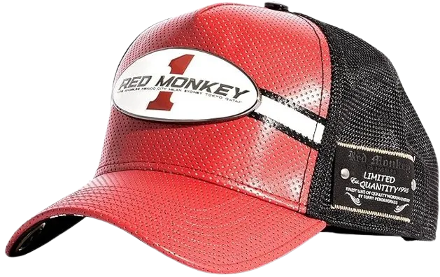 Red Monkey Men's Racing Trucker N° 1 Cap