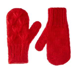 RED MOTLEY MITTENS