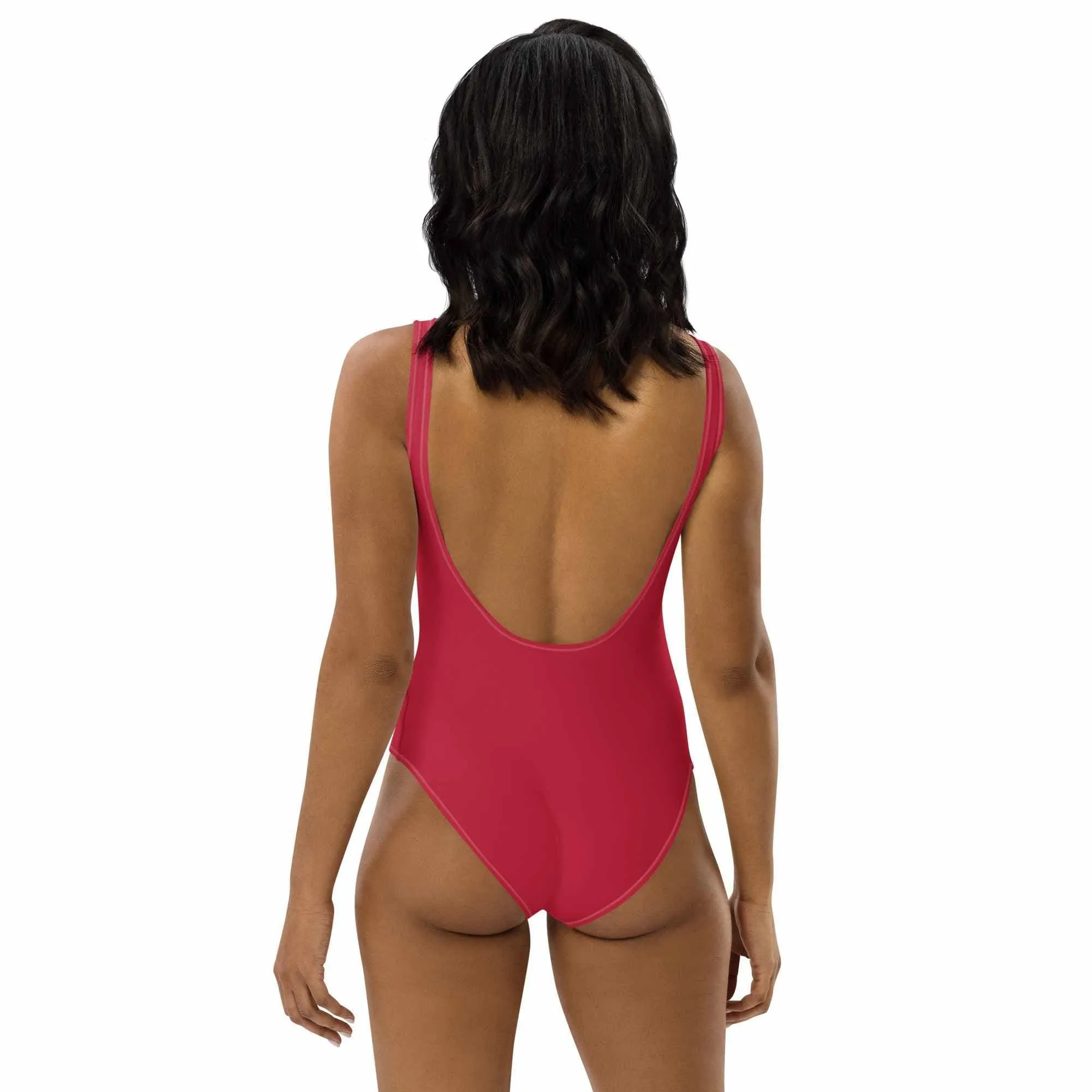 Red One-Piece Swimsuit for Women