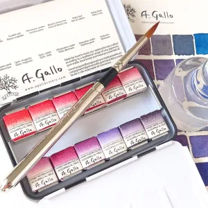 Red Palette - Handmade Watercolor set