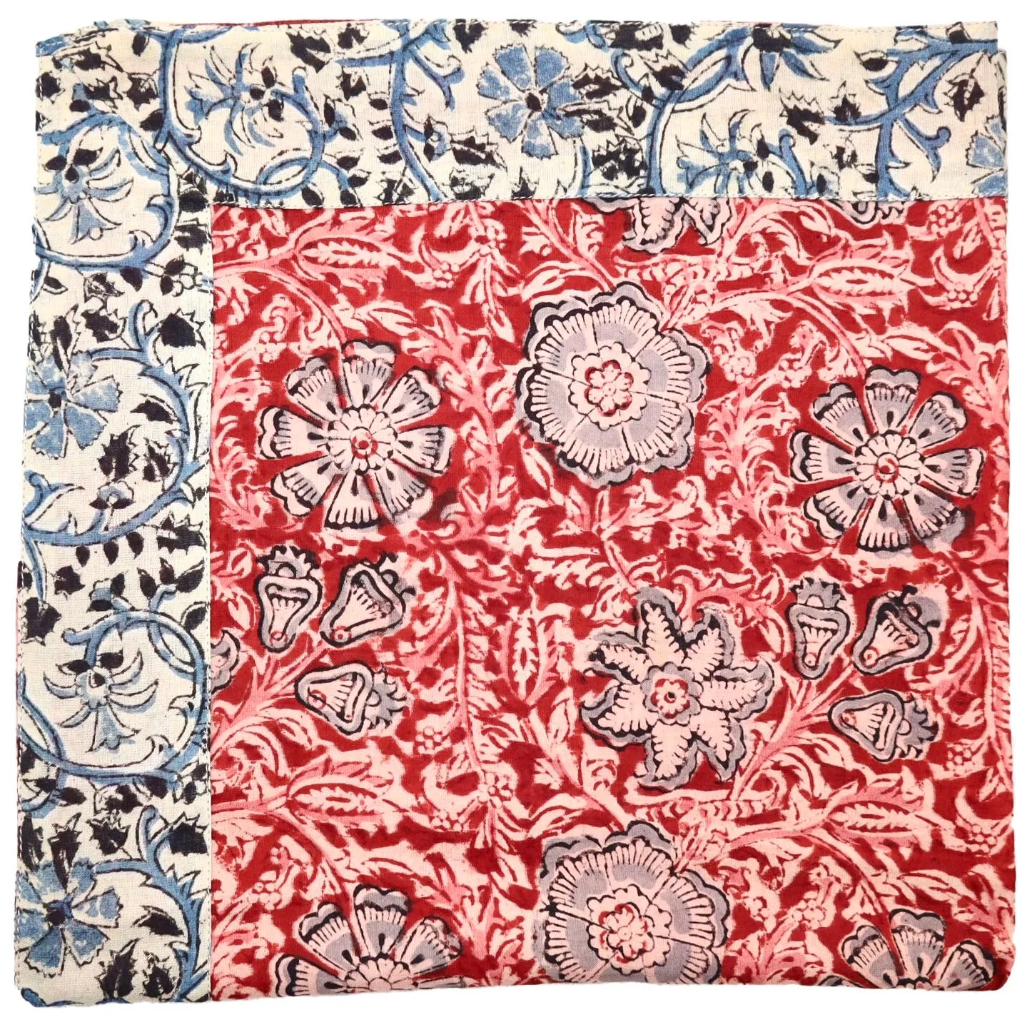 Red Petals - Appliqué Border Bandana (KK1487-22)