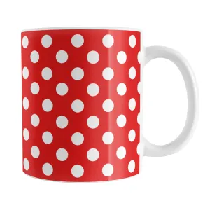 Red Polka Dot Mug