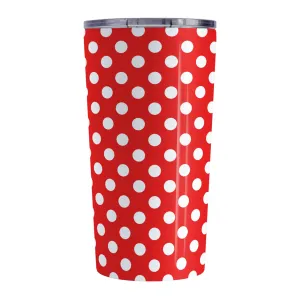 Red Polka Dot Tumbler Cup