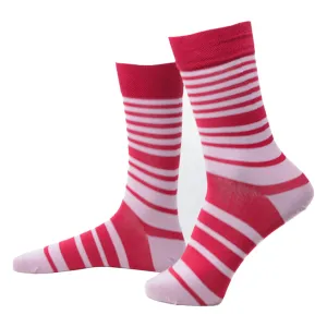 Red Ribbon-Crew Socks Bamboo Socks