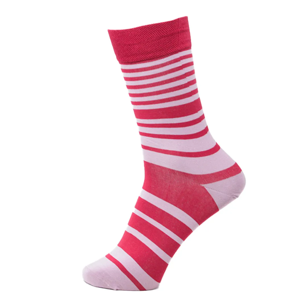 Red Ribbon-Crew Socks Bamboo Socks