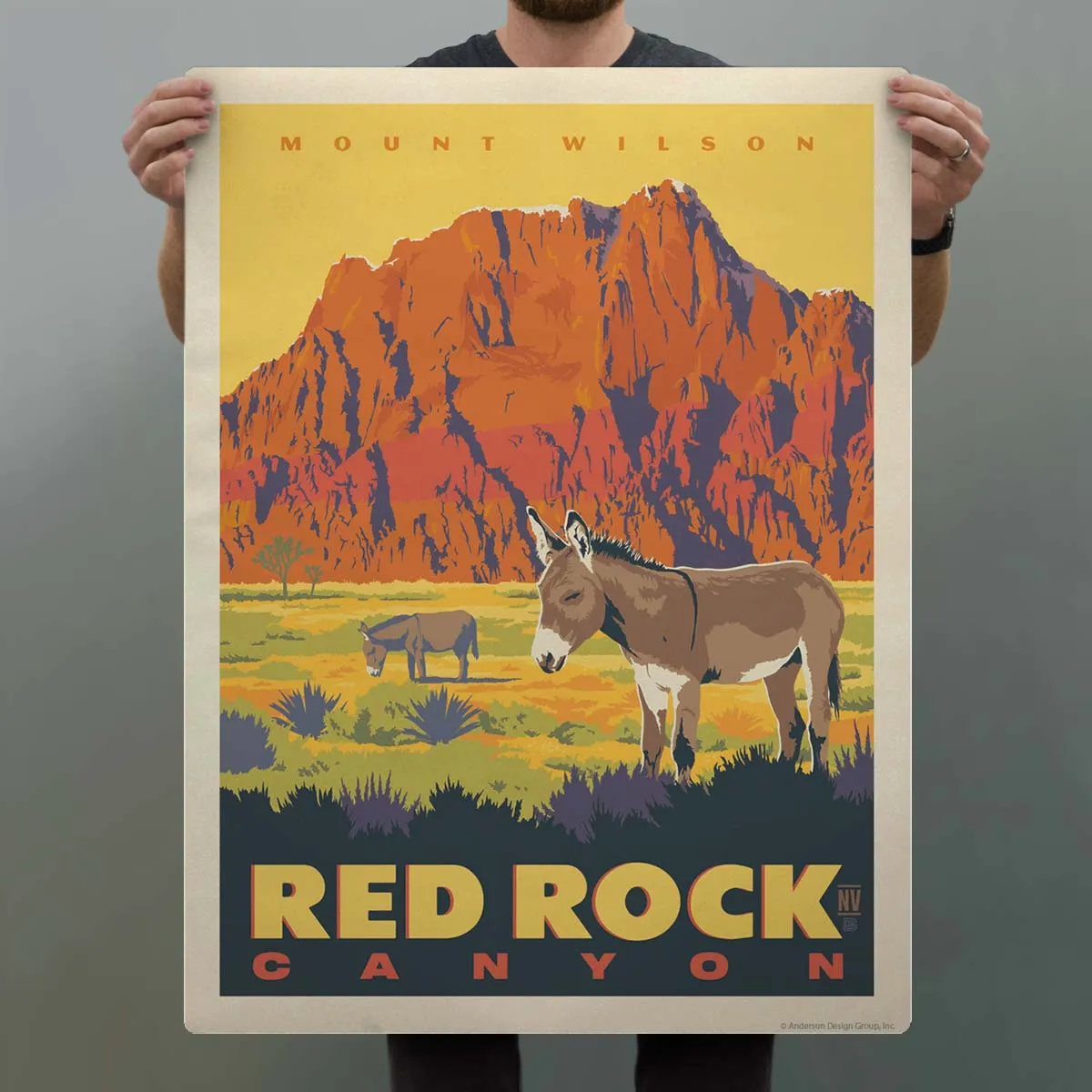 Red Rock Canyon Mt Wilson Las Vegas Decal