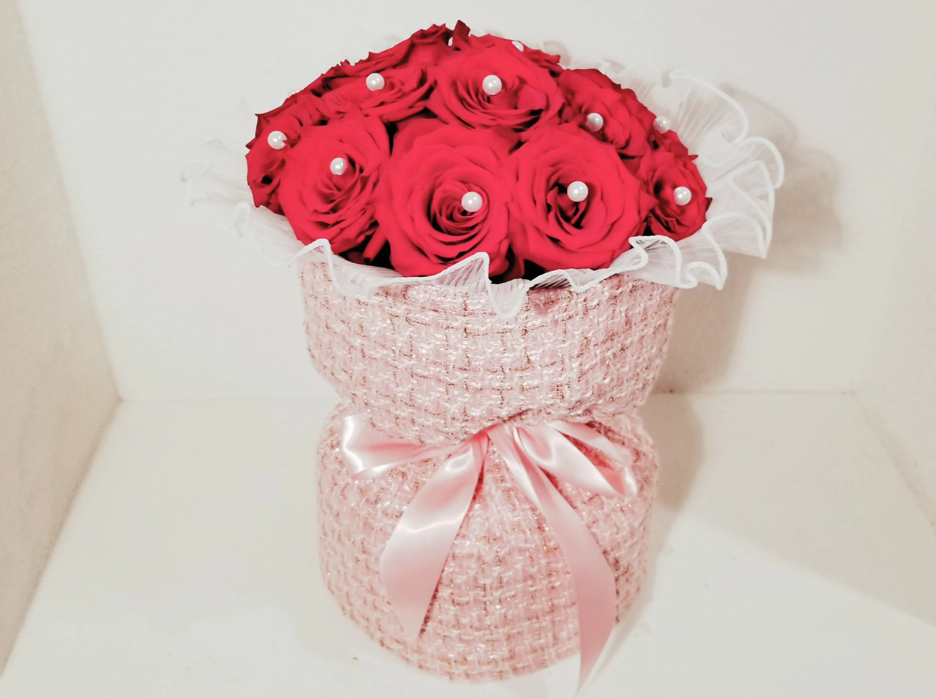 Red Rose Russian Round Bouquet