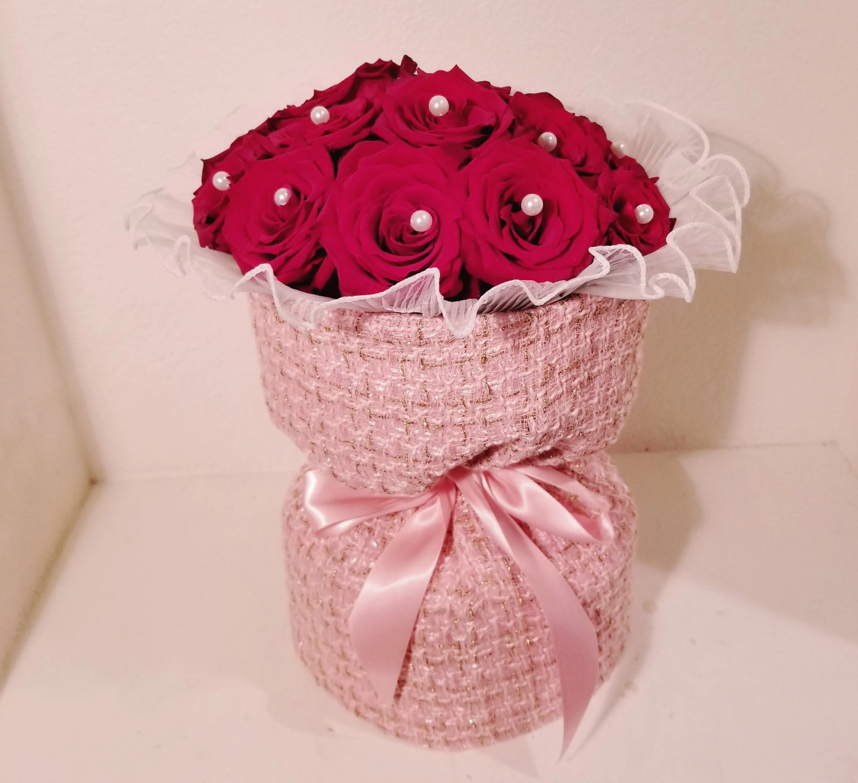 Red Rose Russian Round Bouquet