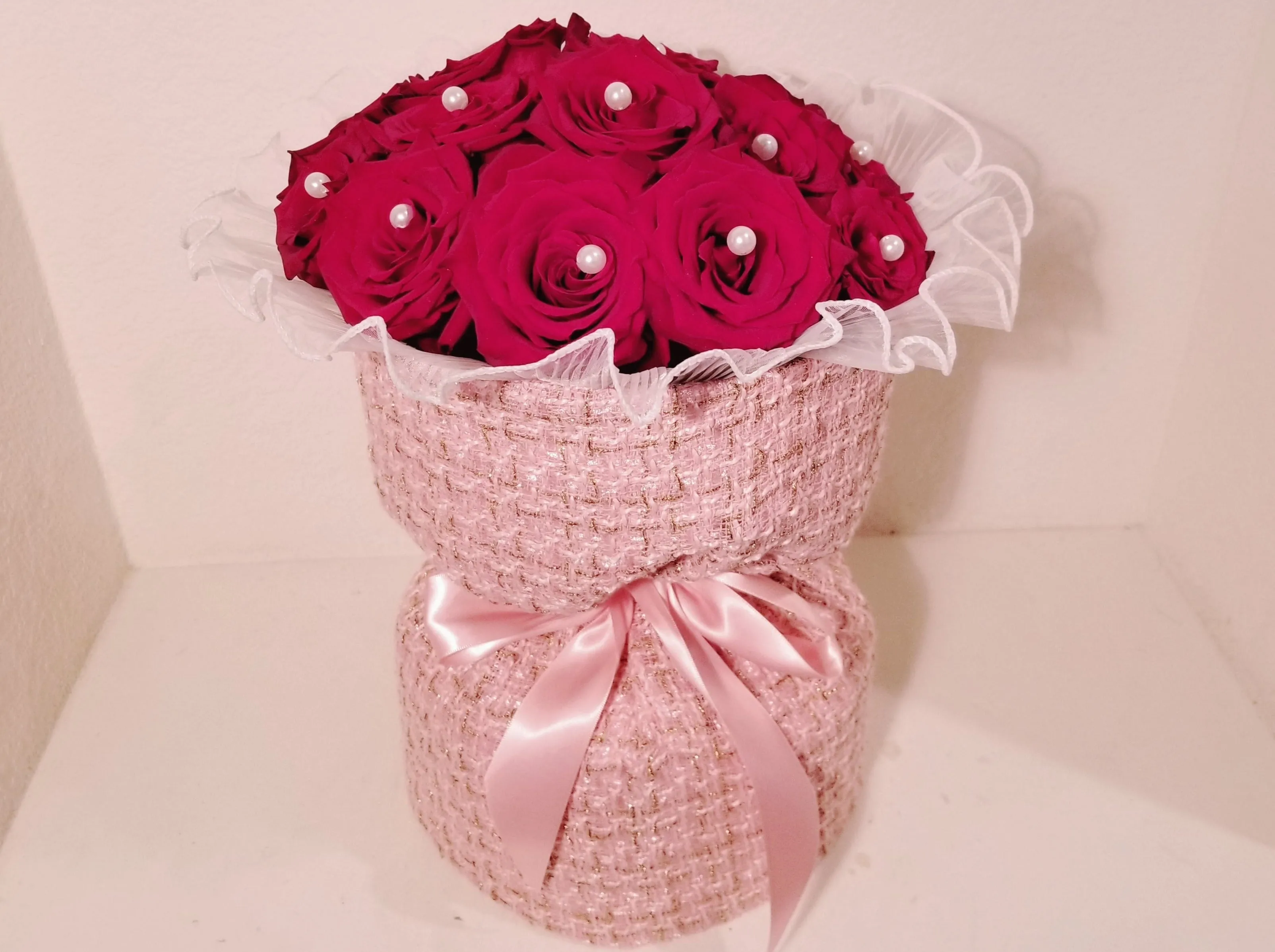 Red Rose Russian Round Bouquet