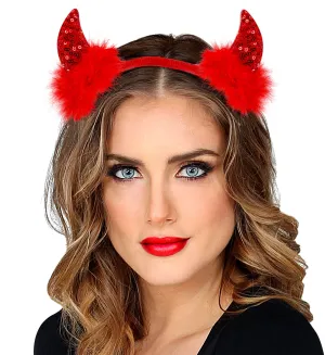 Red Sequin Horns