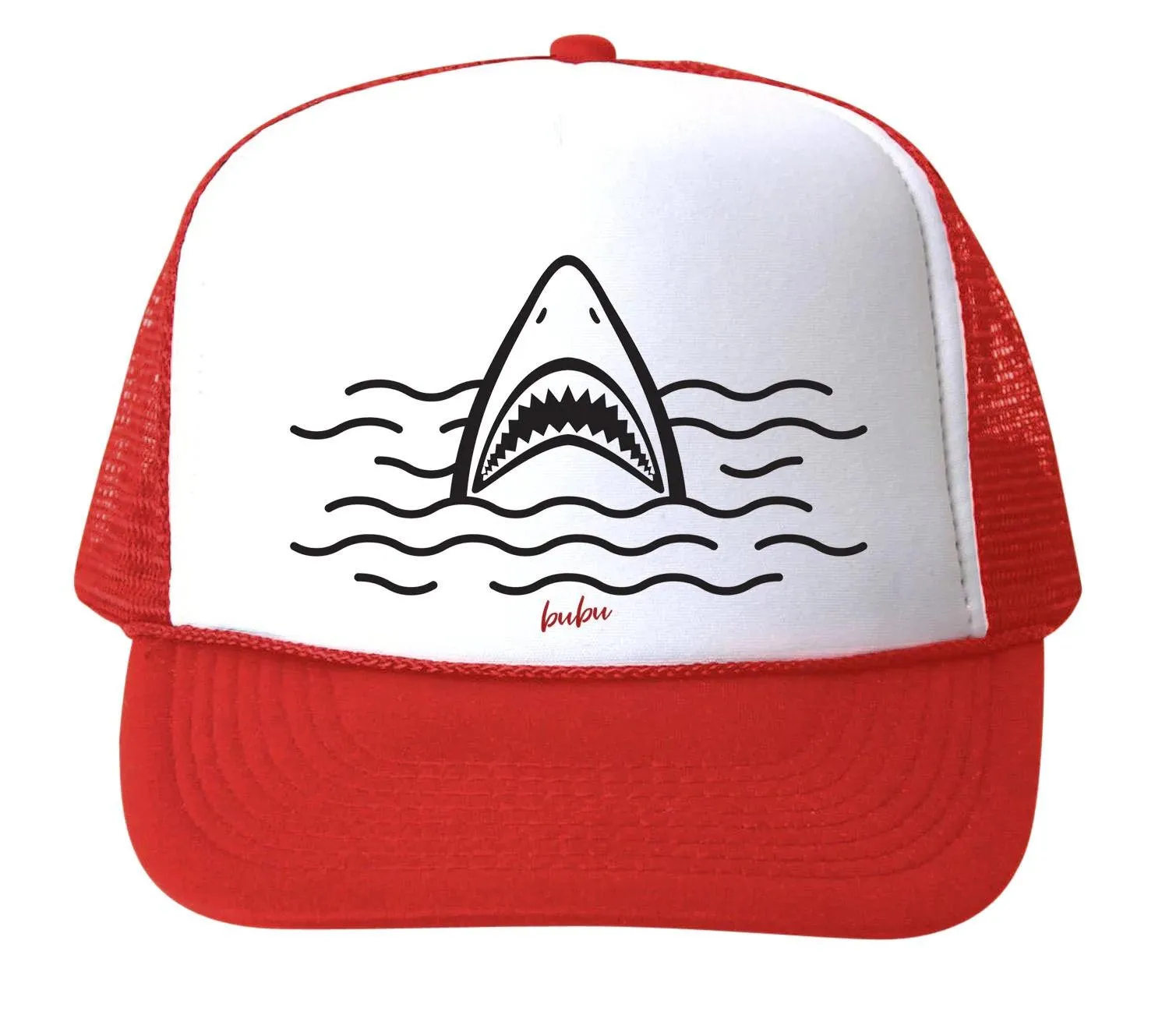 Red Shark Trucker Hat | Hat | Bubu