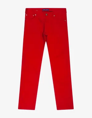 Red Slim Fit Jeans