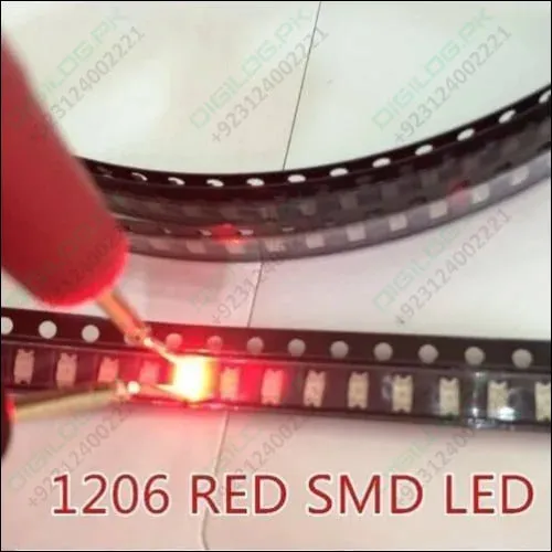 Red Smd 1206 Led Super Bright Light Emitting Diode