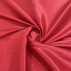 Red Solid Satin Fabric