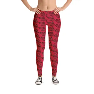 Red SPG Logo Leggings