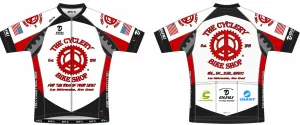 Red Split-Zero Draft Jersey Women's - The Cyclery Bike Shop