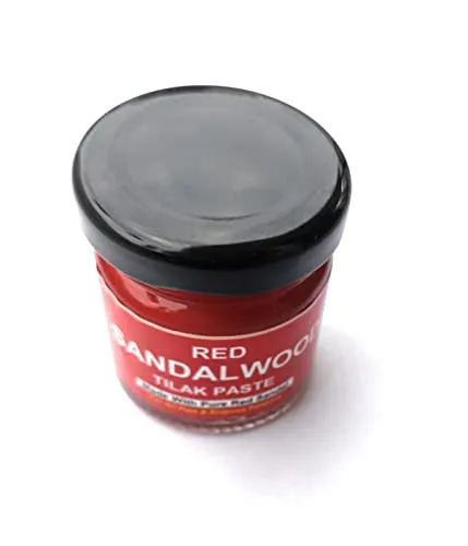 Red Ssandalwood Paste Tilak (Lal Chandan) Made with Real and Rare Red Sandal with Spiritual Matra