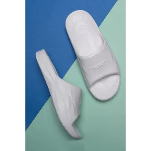 Red Tape Women's White Sliders