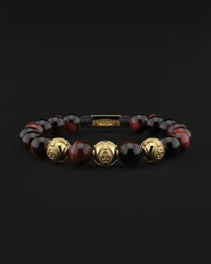 Red Tiger Eye Bracelet 10mm | Premium