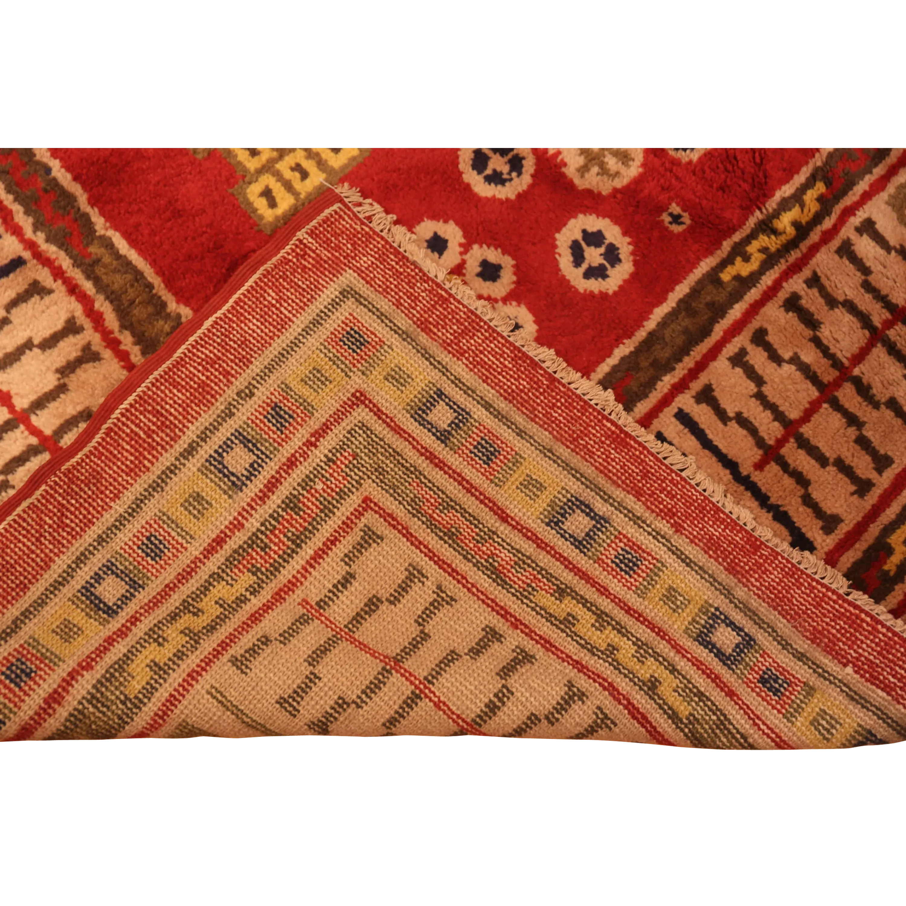 Red Vintage Sc&inavian Wool Rug - 10'3" x 13'8"