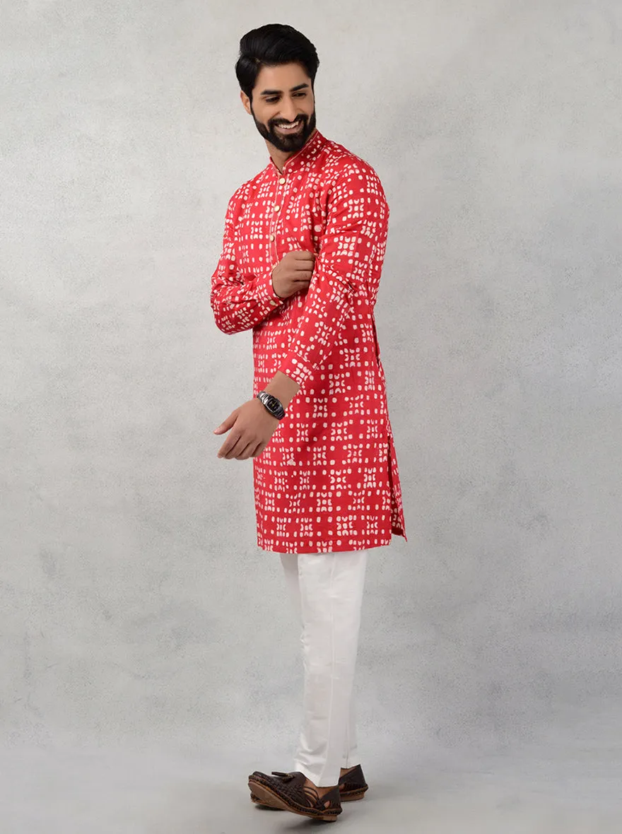 Reddish Pink Kurta Pajama | TULA