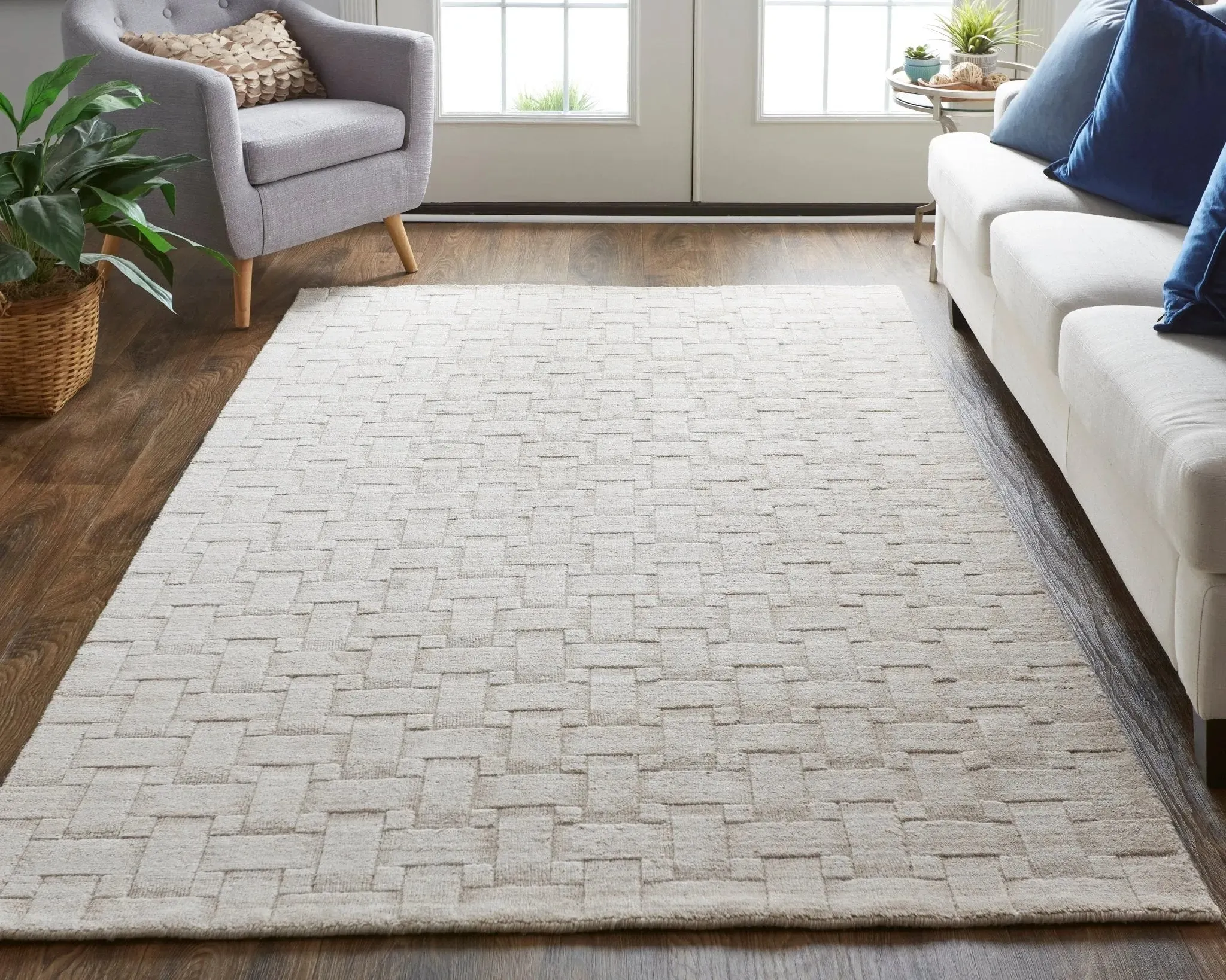 Redford RED8669F Ivory Rug