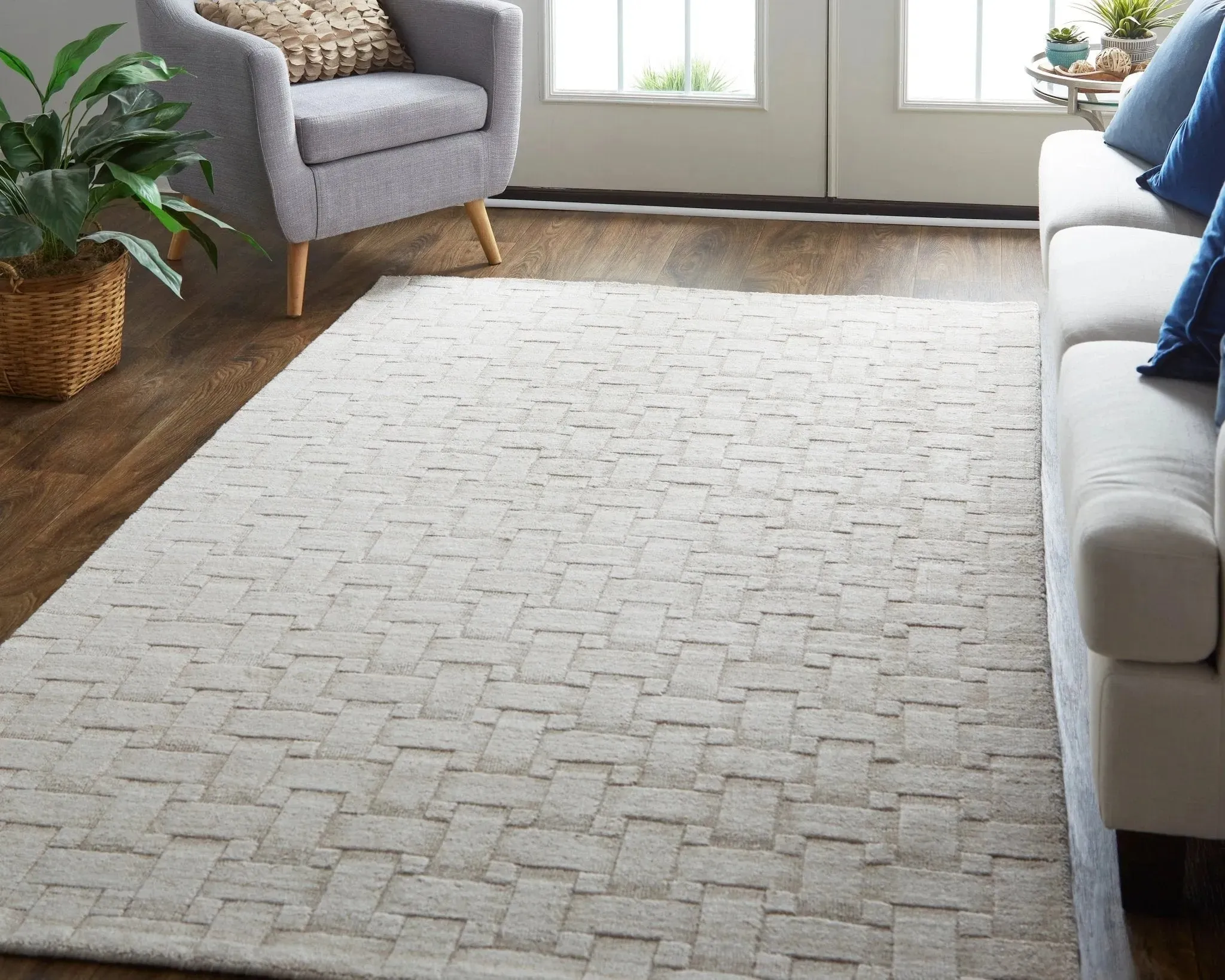 Redford RED8669F Ivory Rug