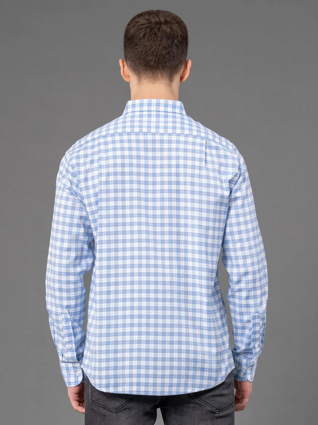 RedTape Pastel Checked Shirt for Men | Classic & Versatile