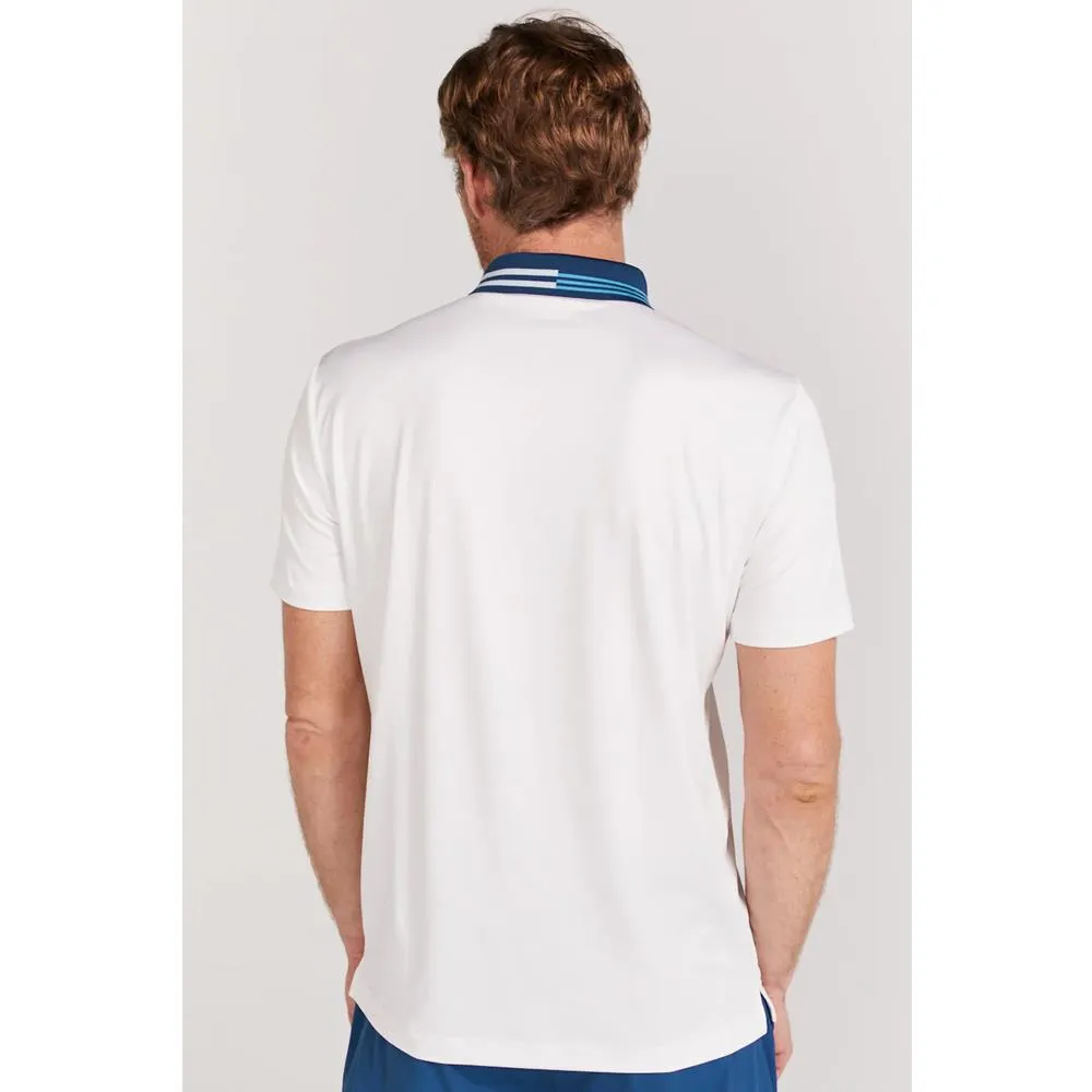 Redvanly Men's Harley Polo - White