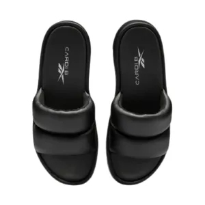 Reebok Women's Cardi B Slides - Core Black