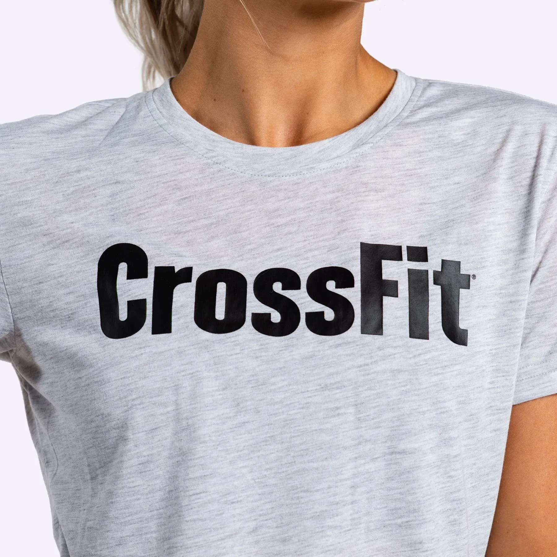 Reebok - Women's CrossFit Tee - LIGHT GREY HEATHER